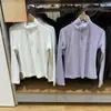 Suéter Pulóver de Forro Polar Elástico con Media Cremallera para Mujer Estilo Japonés Otoño/Invierno / Camiseta Base de Manga Larga Ajustada 487596