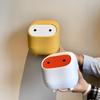 Papelera de Escritorio Ninja, Cenicero de Papel de Aspecto Elevado, Cubo Sanitario para Sala de Estar Cocina, Cubo de Almacenamiento Tipo Empuje con Tapa para Dormitorio
