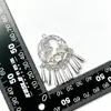 Accesorios de imán para refrigerador de la etnia Miao, piezas estilo chino de fénix y mariposa imitación plata, estilo étnico de plata Miao de nicho, pavo real, área escénica de Guizhou
