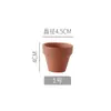 Maceta de cerámica roja maceta de cerámica baja temperatura alta permeabilidad al agua maceta universal para suculentas
