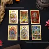 Tarjeta de Oro del Dios de la Riqueza de Cinco Direcciones con Estatua de Buda Dorada, Ocho Dioses Guardianes, Tarjeta de Oro, Pegatina para Teléfono Móvil, Caja de Regalo, Amuleto de Oración