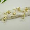 Estilo antigo hairpin material acessórios diy corte passo shake cocar pauzinhos ponto jade acessórios flor conector suporte de flores