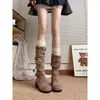 Nuevas botas de verano finas 2025, combinadas con faldas, botas largas de suela gruesa para mujer, botas de caña alta marrones y botas Melard