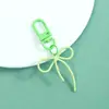 Nuevo estilo princesa fugitiva lindo llavero de lazo accesorio colgante simple DIY colgante de cuentas material al por mayor