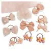 Diademas de Moño para Niñas, Lindas Diademas para Niñas Pequeñas que No Dañan el Cabello, Alta Elasticidad y Bandas Elásticas Duraderas para Atar el Cabello