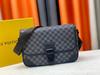 26 Años m L Bolso para Hombre, Bolso para Mujer, Bolso Cruzado de un Solo Hombro, Bolso para Cámara Tres en Uno, Bolso de Mano, Cuero Genuino, Versátil, Retro