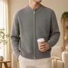 Vendedor Quente Transfronteiriço Marca da Moda Tendência Casual Malha Gola Alta Masculina Fio Tricô Fio Suéter Venda Direta da Fábrica