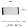 Prato Raso Cerâmico Estilo Japonês para Sushi Prato Criativo para Jantar Prato Raso para Sashimi Fabricante de Louças Louças Atacado para Uso Doméstico