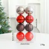 Bola Decorativa de Plástico de Natal Bola para Pendurar em Festa Bola Pendurada Bola Clássica de Barril Bola Galvanizada Bola de Natal em estoque Atacado