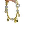Pulsera con Hebilla Ping An de Imitación Jade Estilo Antiguo Recubierta Exquisita Estilo Chino Calabaza Pequeña Gordita Pulsera Colgante Tono de Sonido Nuevo