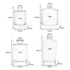 Botella Difusora de Aroma Estilo Brutalista en Stock de Fábrica con Varillas de Ratán, Botella de Vidrio para Decoración del Hogar, Botella Difusora sin Llama