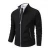 Chaqueta Talla Grande Hombre 2025 Cárdigan Casual para Hombre Otoño e Invierno Chaqueta Cálida para Hombre Moda Cuello Alto Suéter para Hombre Exportación