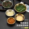 Fabricantes direto da fábrica aço inoxidável 304 estilo coreano prato redondo multi-especificação prato de tempero prato de picles de camada única prato de molho para hot pot