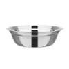 Tazón de sopa no magnético de acero inoxidable transfronterizo, tazón hondo para jardín de infantes, cafetería estudiantil, restaurante, tazón de sopa redondo, tienda de 5 yenes