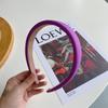 Estilo coreano Simples Moda Esponja Hairband Candy Color Pequeno Estilo Fresco Pacotes de Cabelo de Abas Largas para Lavar o Rosto Caverna de Cabelo Cyber Celebridade Grampo de Cabelo de Abas Largas