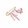Broches Exagerados de Cangrejo Colorido y Peces Tropicales en Estilos Dulces y Divertidos con Temática Oceánica, Pines para Cinturón, Productos Transfronterizos
