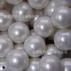 Perlas de imitación perforadas de alto brillo de 30 40 50 mm, accesorios de ropa de tamaño grande, componentes decorativos, cuentas sueltas de agujero recto al por mayor