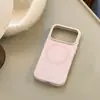 Capa de Celular Simples Ins Bolinhas Compatível Apple 17pro max iPhone 16 Glitter Embossado 18 Suporte Magnético