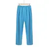 Pantalones de enfermera cintura elástica pantalones gruesos de invierno pantalones de trabajo médico de laboratorio pantalones finos de verano talla grande