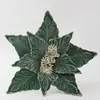 Decoraciones florales navideñas, decoraciones artificiales para árboles de Navidad, decoraciones navideñas, adornos de flores artificiales para bodas y hoteles