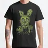 Camiseta Gráfica de Moda Five Nights at Freddy's Estampado Retro Ropa Cómoda de Manga Corta Camiseta de Verano para la Calle