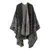 Xale Etnia Yunnan Estilo Outono/Inverno Xizang Yunnan Imitação Caxemira Manto Capa Jacquard Xale para Aquecimento