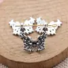 18x14mm 1.3g Plata Antigua Colgante Pequeño para DIY Material Hecho a Mano Cuentas Espaciadoras de Mariposa Cuentas con Agujero Pequeño