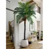 Grande Palmeira Areca Simulada Planta Tropical Coqueiro Planta Verde Biônica de Interior Árvore Falsa Atmosfera Paisagismo Ornamentos em Vaso