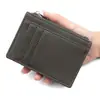 Portatarjetas Nuevo Punto Transfronterizo Estilo Japonés Billetera Pequeña Simple Ranura para Múltiples Tarjetas Bolsa para Identificación Bolsa para Monedas con Cremallera Bolsa de Almacenamiento