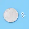 Prata Esterlina S925 Prata Lisa Brilhante Mini Redondo Prata Quebrada Contas Soltas Disco Acessórios de Prata Quebrada Acessórios para Pulseira DIY