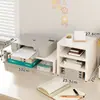 Suporte para impressora, copiadora de mesa ajustável em altura, caixa de suporte elevada para armazenamento e organização de documentos de escritório, papel A4