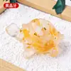 Cristal Natural Piedra Cruda Goteo de Pegamento Pequeños Adornos de Tortuga Artesanías de Cristal para el Hogar Adornos de Decoración para Coche Hogar Escritorio