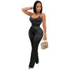 X3717 Nuevo Producto Transfronterizo Aliexpress Amazon Europeo y Americano Mono Sexy Pantalón Recto Casual Elegante Ropa de Trabajo