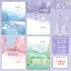 Cuaderno diario de notas A5 de dibujos animados muy atractivo, recompensa para estudiantes, tapa blanda, cuaderno rayado, venta al por mayor