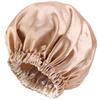 Amazon Más Vendido Transfronterizo Bufanda para la Cabeza de Ala Ancha para Mujer Cuidado del Cabello Postparto Gorro Redondo de Satén de Doble Capa Extra Grande para Dormir