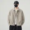 Jaqueta Xadrez Patchwork com Lapela Masculina Nova Primavera/Verão 2026, Blusa Versátil Tendência Casual Solta para Primavera e Outono