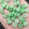 Jade Jade Base Blanca Calabaza Verde Cuentas Piedra de Jade Cuentas Dispersas Hebilla Hebilla Separador Cuenta Pulsera Collar Accesorios Cuentas