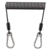 Venta al por mayor de cuerda de acero inoxidable para pesca en el mar, cuerda de tracción antipérdida, alambre de acero grueso, elástica, automática, telescópica, para barco de pesca, remo, caña de pescar