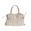 Bolso de Mano Plegado Versátil Estilo Coreano Nuevo Transfronterizo Bolso de Hombro de Color Sólido Bolso Cruzado de Estrella para Mujer Bolso Cuadrado Pequeño de Moda