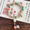 Pulsera de Hilo de Gato Quemado con Carbón Bodhi Colgante de Gato de la Suerte Quemado con Carbón Cuenta Cuenta Wen Pulsera de Juego Bodhi de Mano Venta al por Mayor