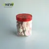 Frasco Sellado de Plástico PET para Alimentos de 450ml Botella de Plástico Transparente Botella de Embalaje de Medicina China en Polvo Sanqi Frasco para Pastel de Frutas Conservadas