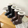 Botas de Moda Otoño/Invierno para Mujer 2026 Nuevo Estilo Versátiles Botas Altas Suela Gruesa Botas de Nieve Cálidas con Forro de Terciopelo Botas Altas