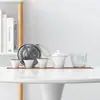 Mu Ui Jian Yan Juego de Té de Viaje Taza de Viaje Portátil Expreso Taza Expreso Creativa para Exteriores Regalos de Té para el Hogar