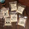 Sacos Autoadesivos Transparentes de Desenho Animado de Grau Alimentício para Pão, Croissant, Embalagens para Assar Bagel e Torrada, Atacado em Estoque