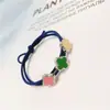 Estilo Coreano Pequeño Fresco y Multiestilo Lazo de Goma Accesorios para el Cabello Multicapa Alta Elasticidad Lazo Perla Banda para el Cabello Cuerda para el Cabello