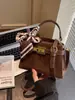 Bolso Kelly de Comercio Exterior para Mujer 2025 Invierno Casual Nuevo Bolso de Mano Cruzado de Alta Gama Bolso de Hombro de Moda Versátil