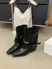 Botines para Mujer Primavera y Otoño Botas Individuales 2026 Nuevo Estilo Versión Coreana Botas para Pantalón Puntiagudas Moda Botas de Caña Corta Diarias Adelgazantes