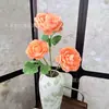 Flor Artificial de Loto Simulada de 3 Cabezas, Rosa Artificial Llena de Corazones, Decoración para Habitación de Boda y Hogar, Peonía Coreana, Flor Artificial de Peonía