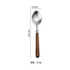 Faca, Garfo, Colher de Aço Inoxidável 304 Mingrui, Faca e Garfo de Bife de Noz, Conjunto de Talheres Estilo Ocidental, Louça para Bife