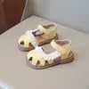 Sandalias para Niña 2026 Verano Infantiles con Cordones Huecas de Princesa Suela Suave Antideslizantes Zapatos de Playa para Bebé Niña